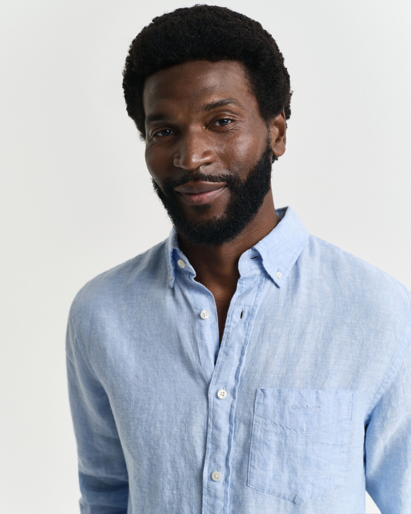 Camisa de linho regular fit