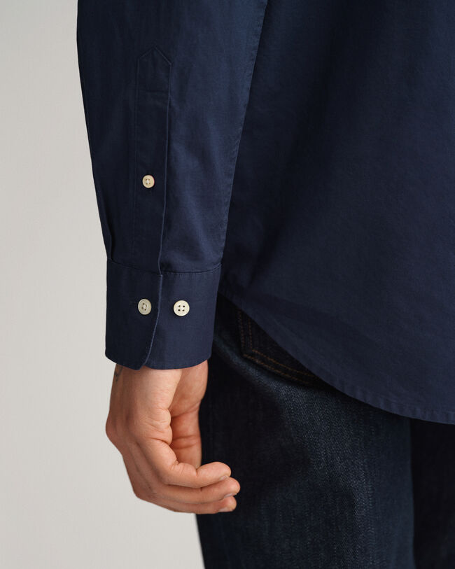 Camisa em popelina regular fit