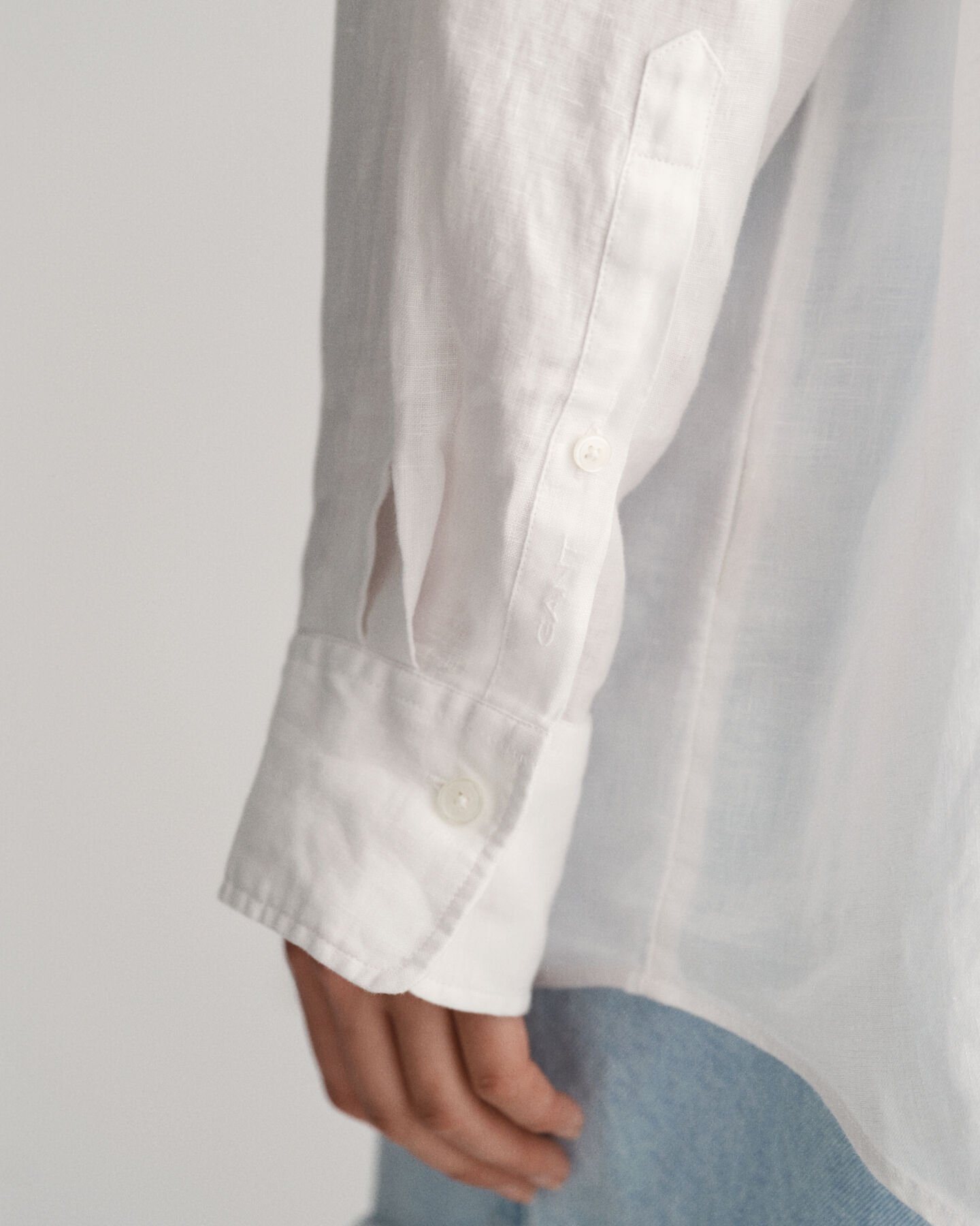 Camisa em linho oversized