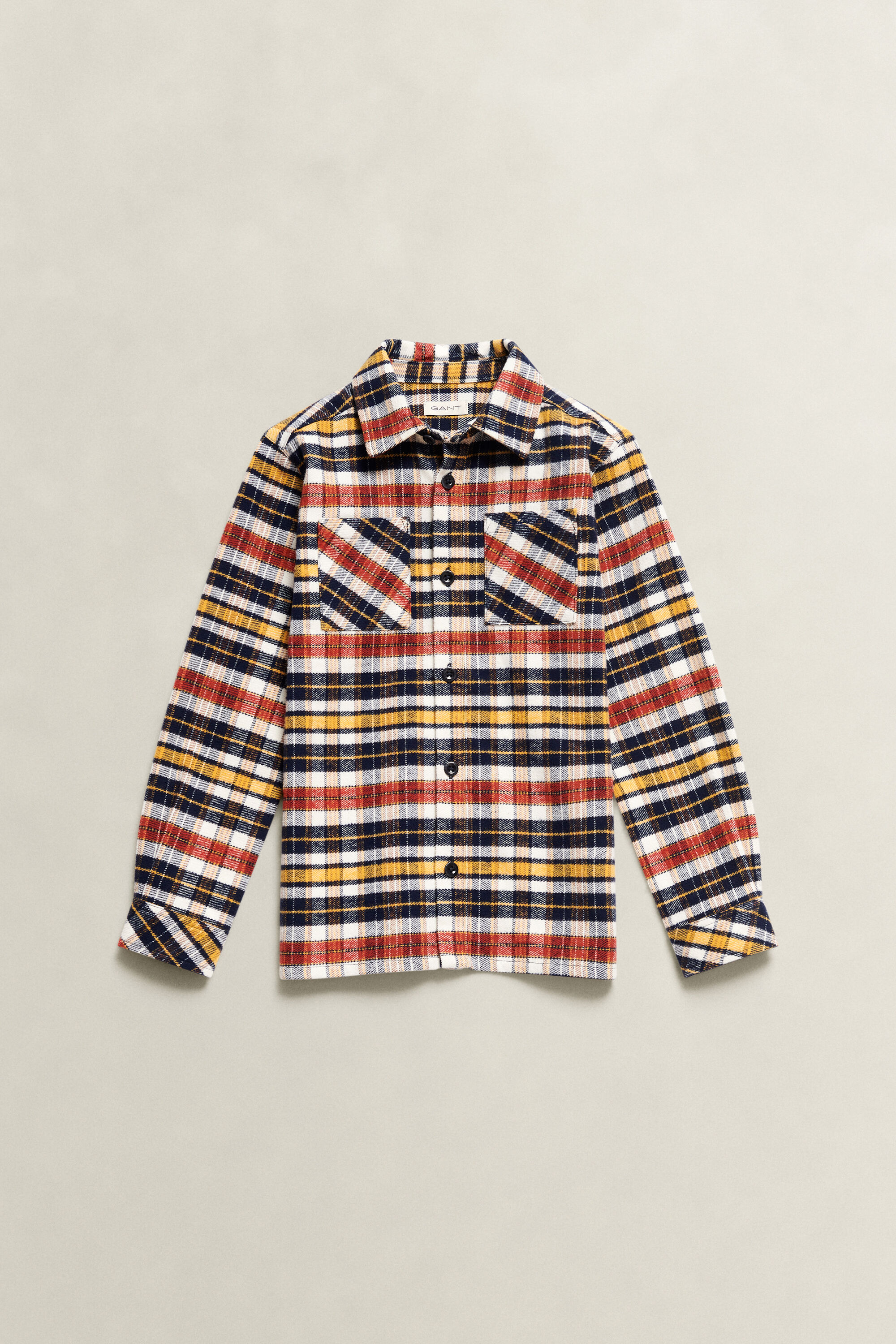Sobrecamisa com padrão de xadrez Teen Boys