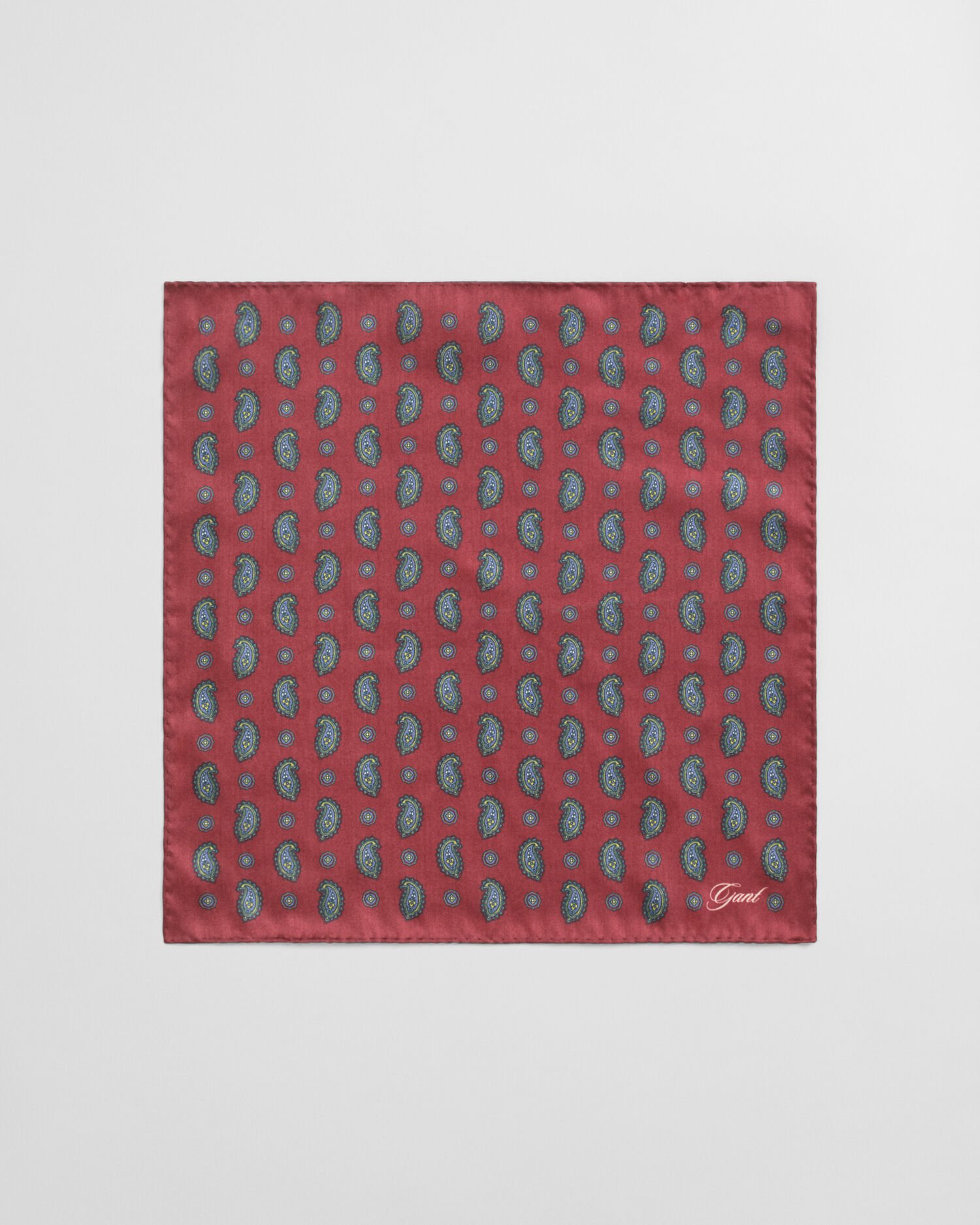 Lenço de bolso com padrão paisley