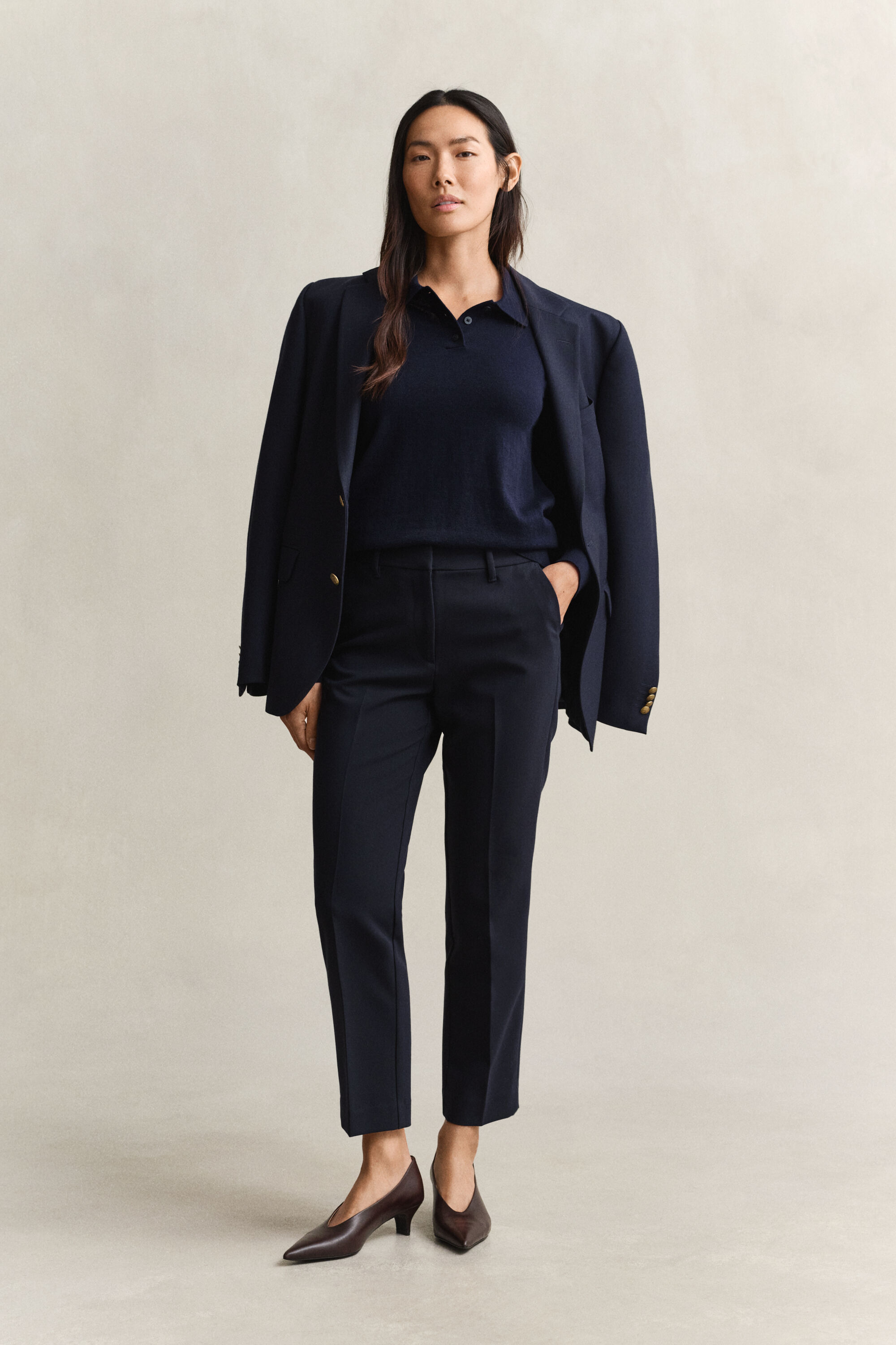 Calças slim fit