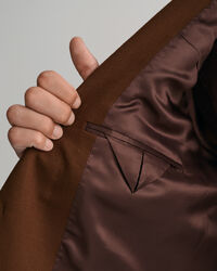 Blazer de fato em crepe de lã oversized