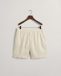 Calções com cordão em linho