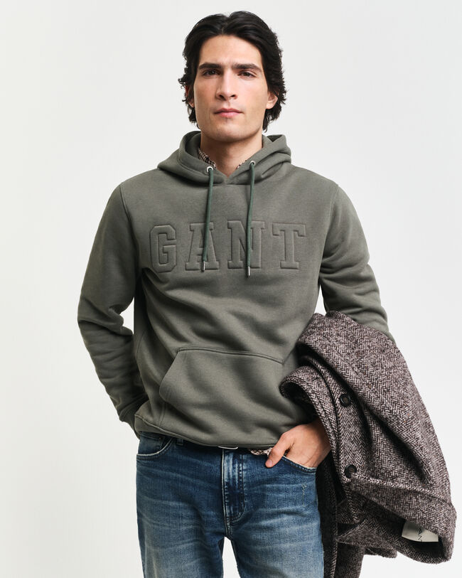 Sweatshirt com capuz Embossed