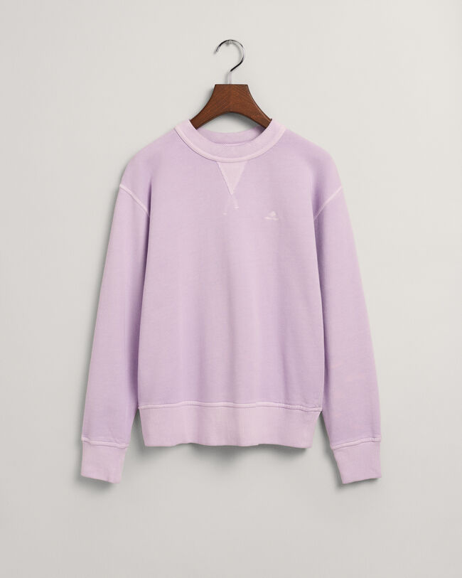 Sweatshirt com decote redondo Sunfaded