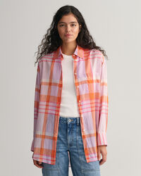 Camisa Madras oversized