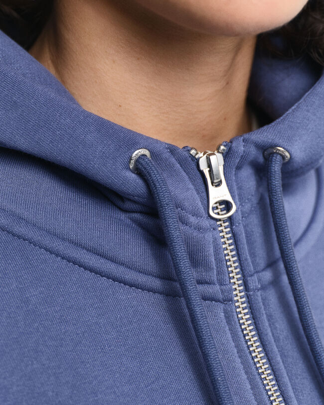 Sweatshirt com capuz e fecho Tonal Shield