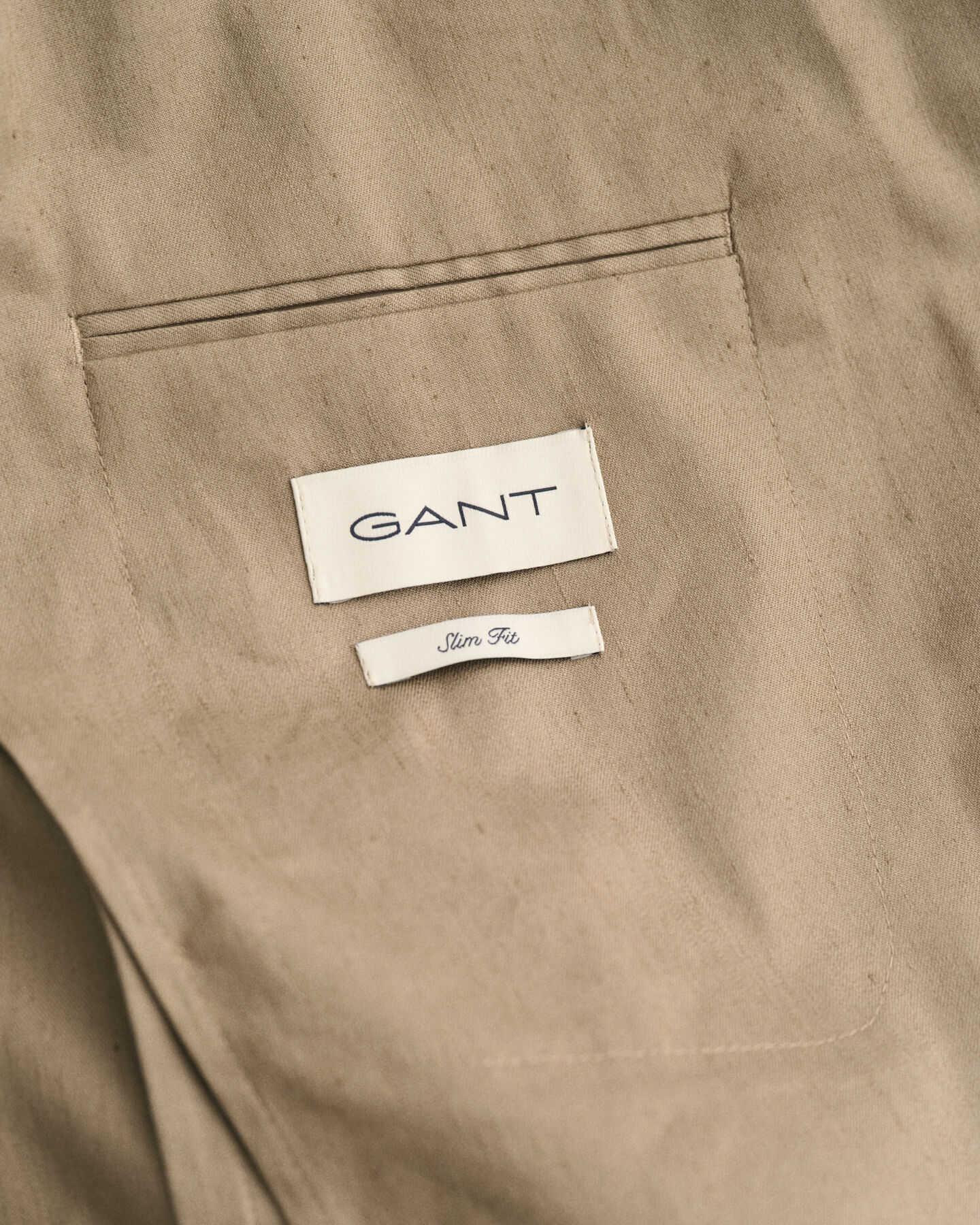 Blazer de fato em linho e algodão