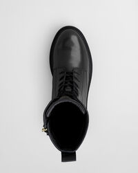 Botas em pele com atacadores Keliin