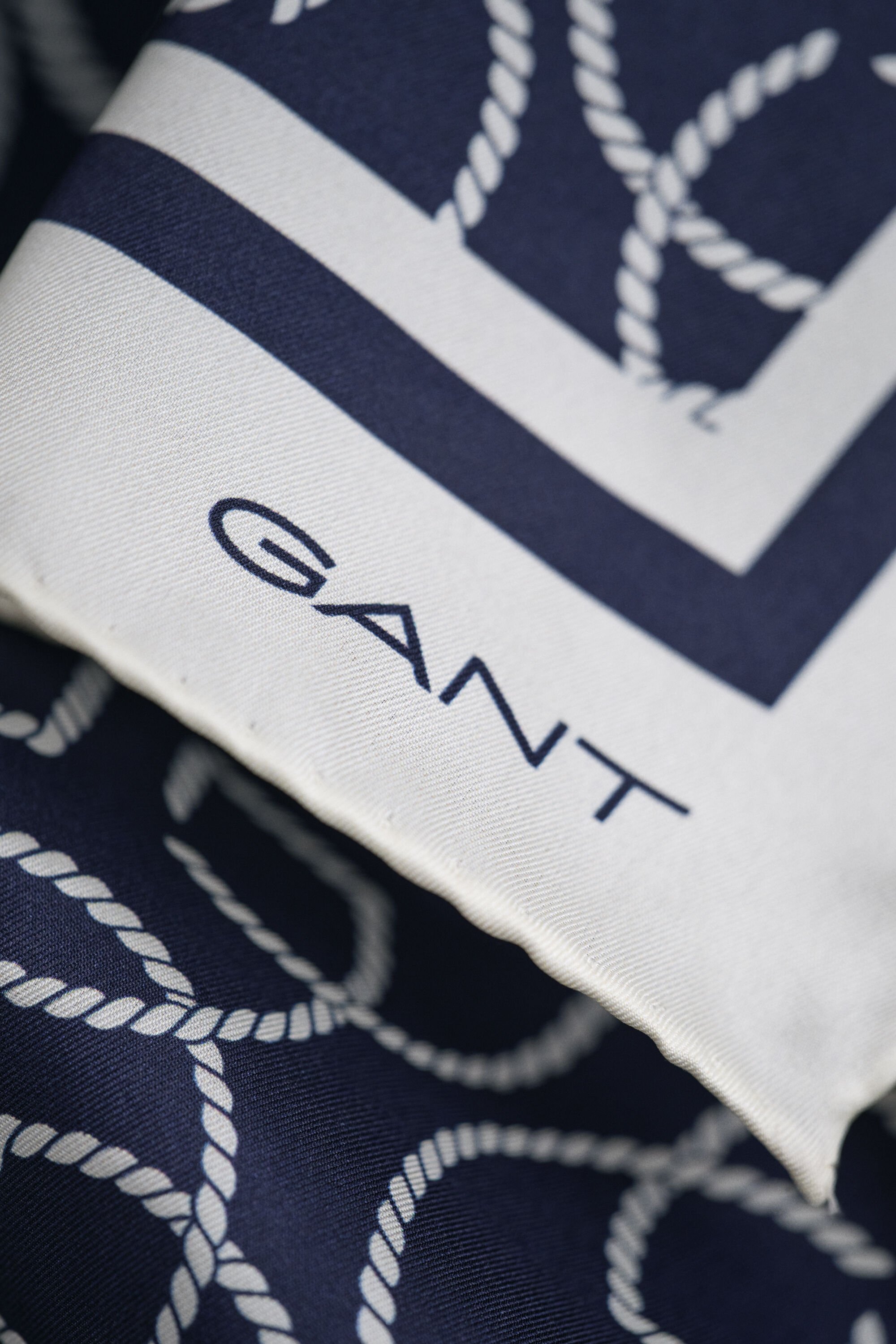 Lenço em seda Monogram