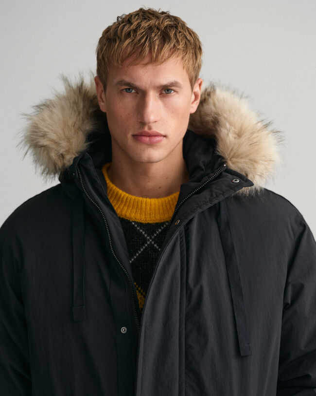 Parka de penas 2 em 1