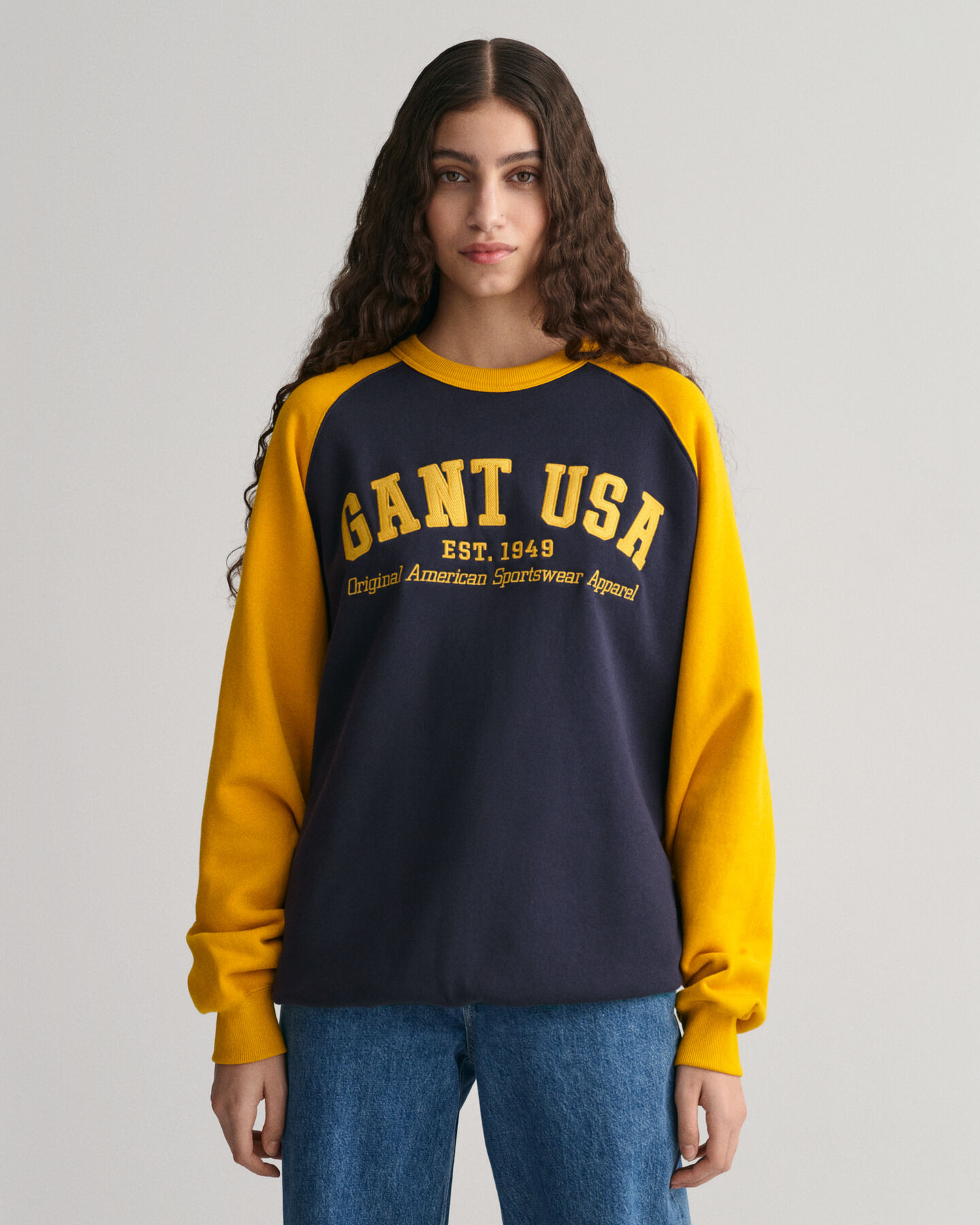 Sweatshirt com decote redondo GANT USA