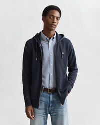 Sweatshirt com capuz e fecho Shield