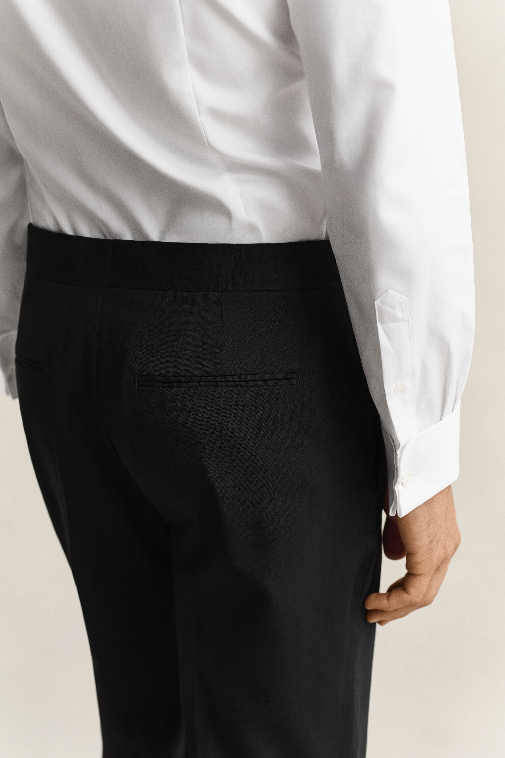 Calças Tuxedo