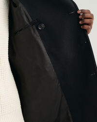 Casaco de marinheiro em lã oversized