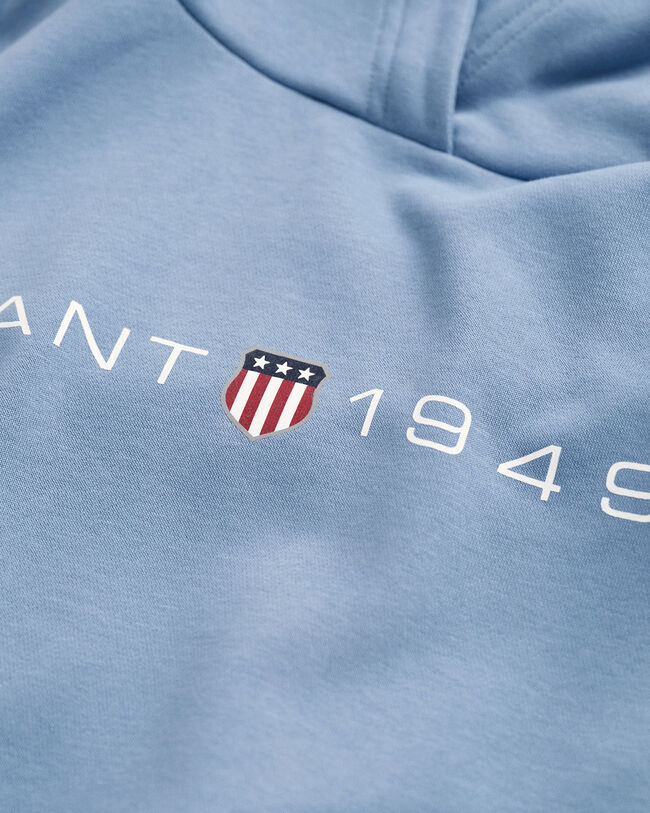 Sweatshirt com capuz e estampado Archive Shield