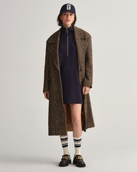 Vestido desportivo com meio fecho