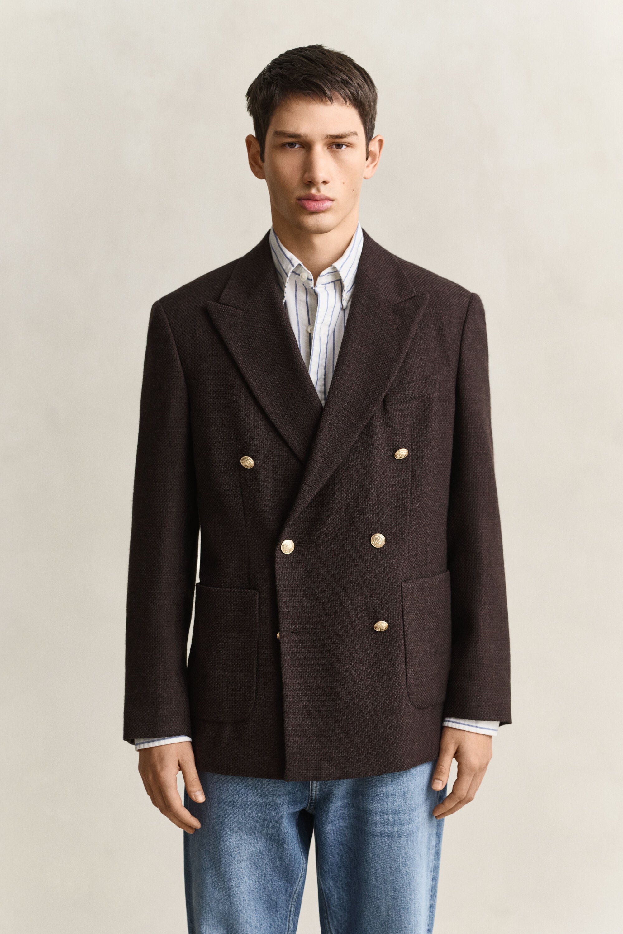 Blazer Club em lã