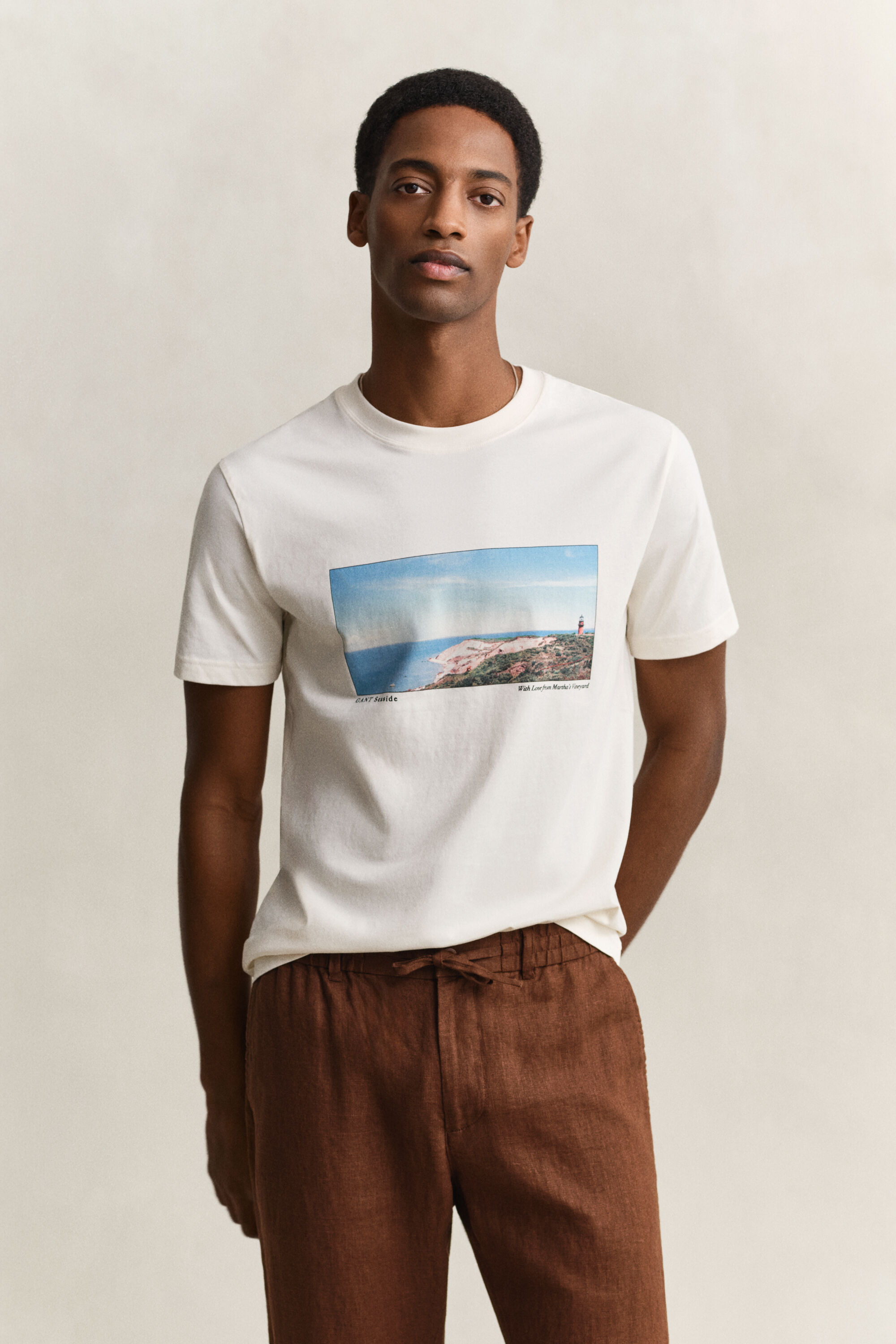 T-shirt com grafismo Scenery