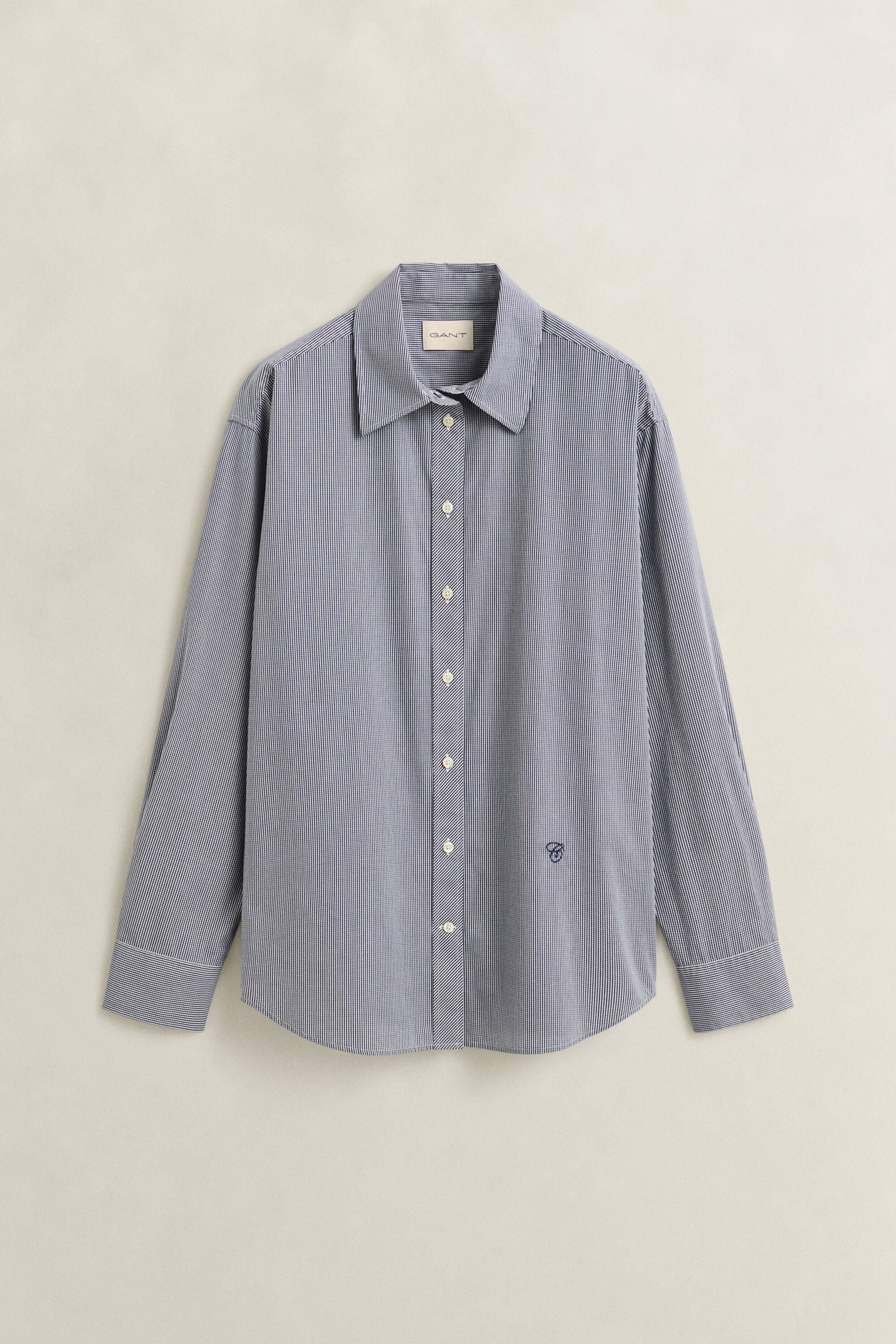 Camisa com padrão de xadrez