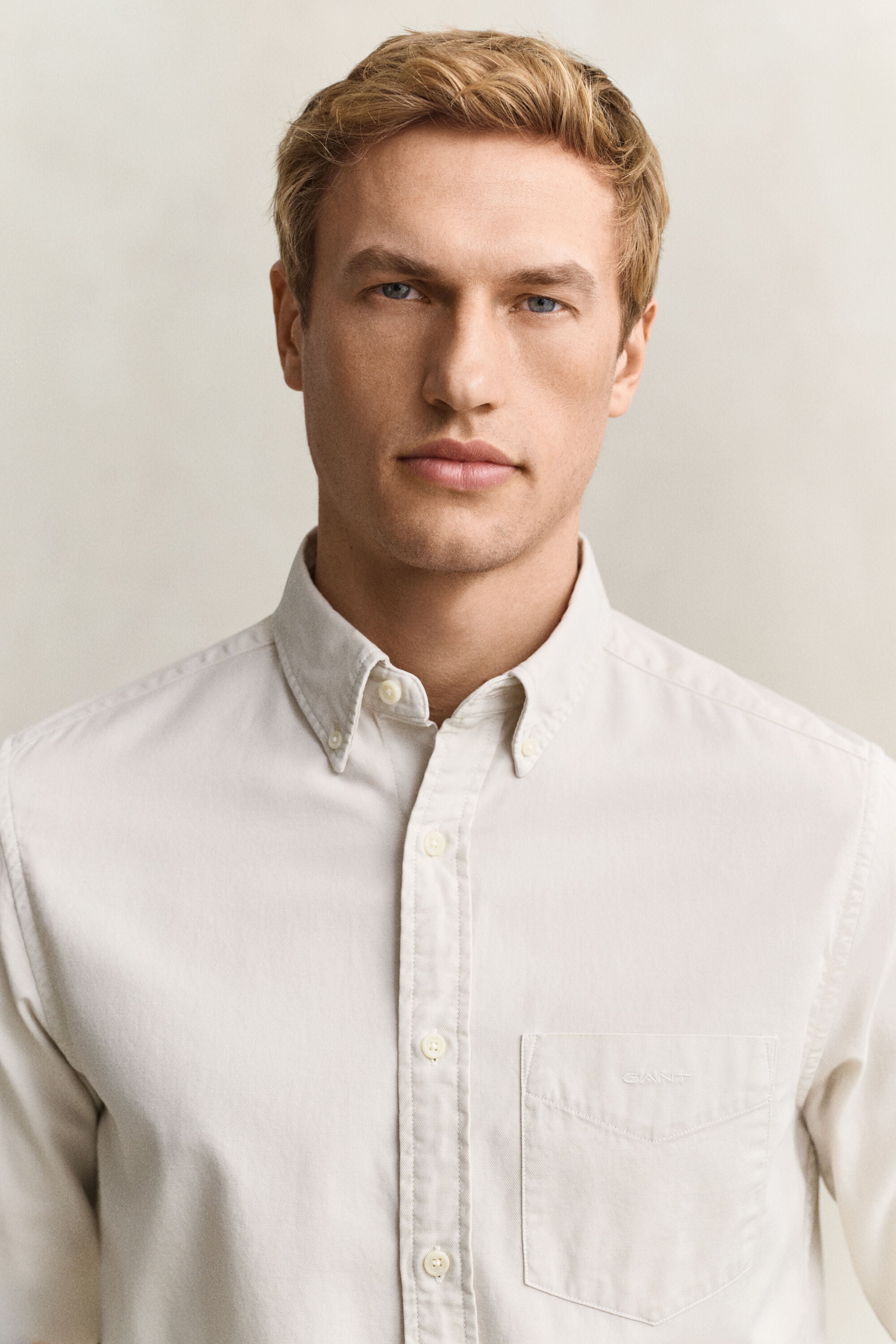 Camisa em sarja regular fit