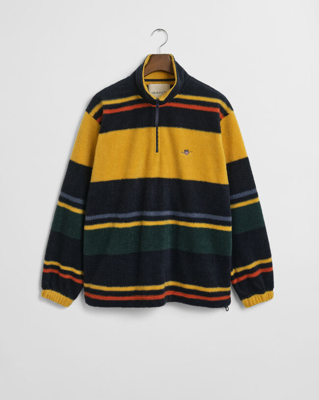 Sweatshirt polar às riscas