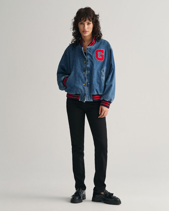 Calças superelásticas slim fit