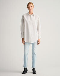 Camisa Pinstripe oversized