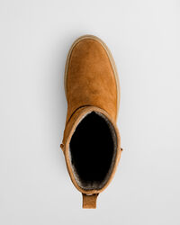 Botas pull-on em camurça Snowhill