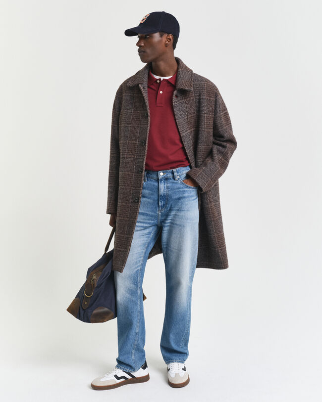 Polo em algodão piqué Shield regular fit