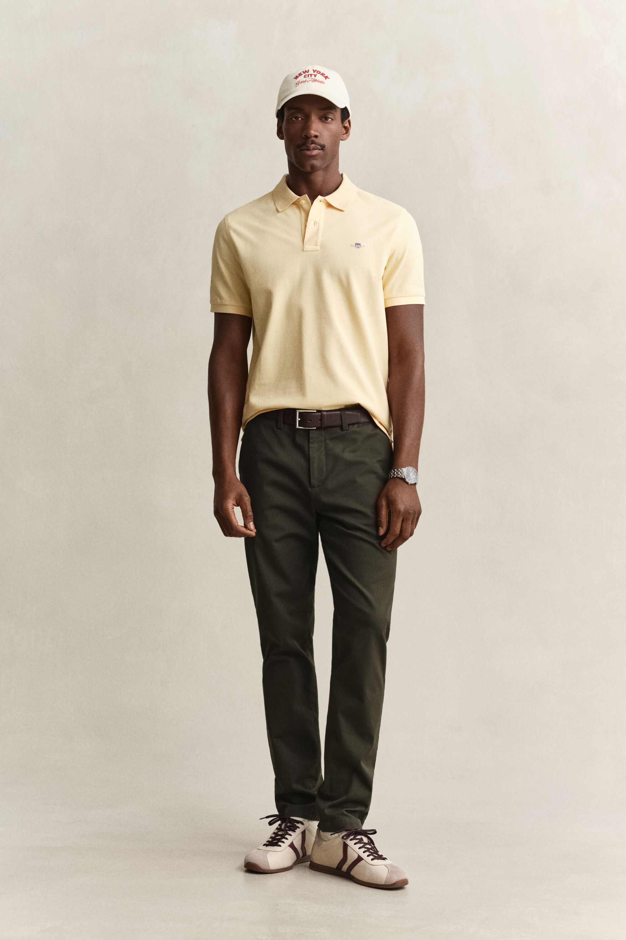 Calças chino elegantes slim fit