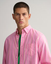 Camisa Oxford Archive &agrave;s riscas corte normal