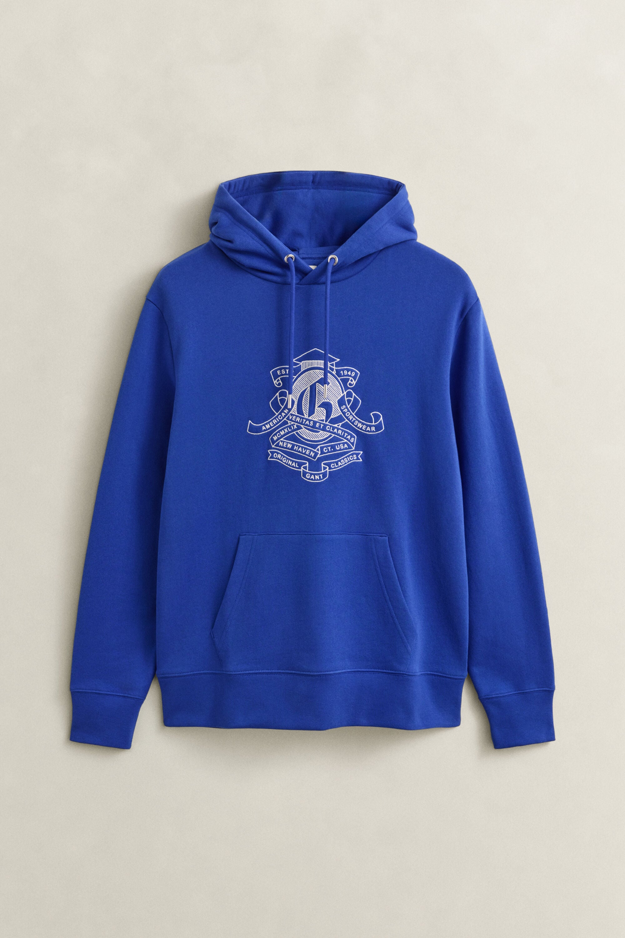 Sweatshirt com capuz e grafismo sazonal