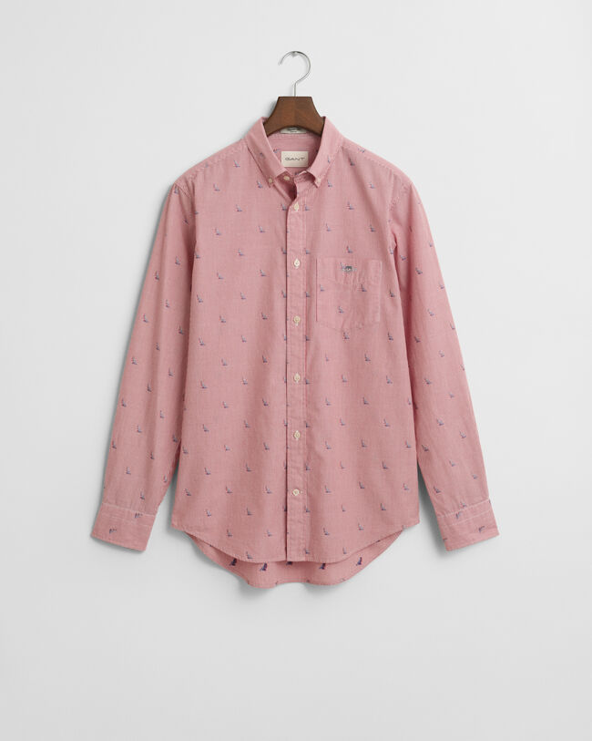 Camisa Fil Coupé Sailing regular fit