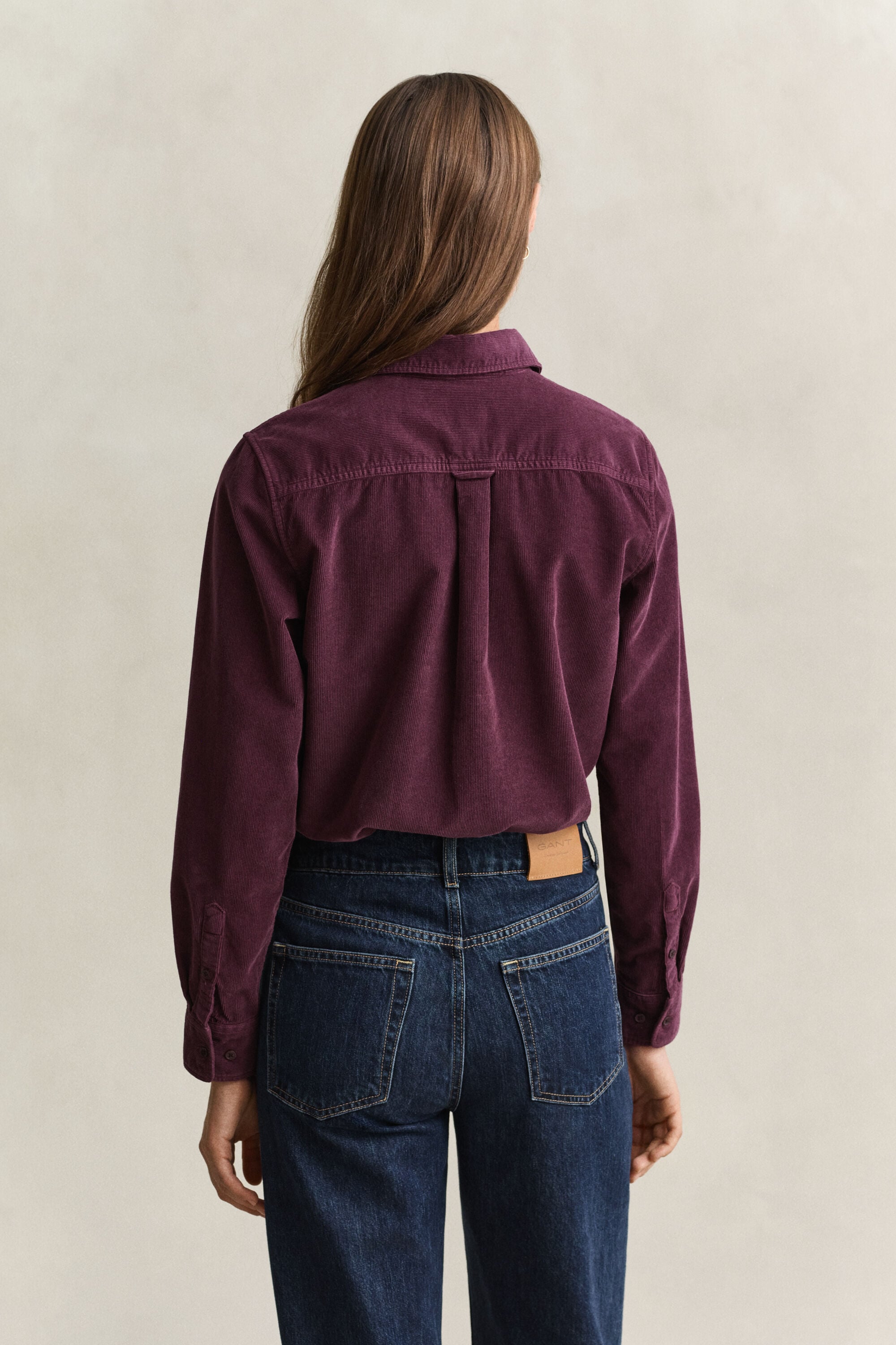 Camisa de bombazina regular fit