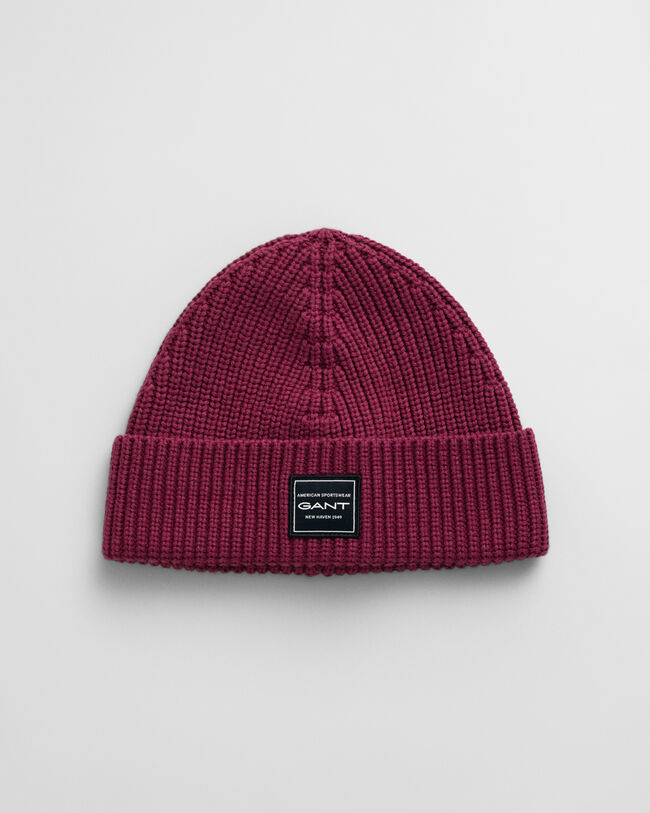 Gorro em algodão canelado