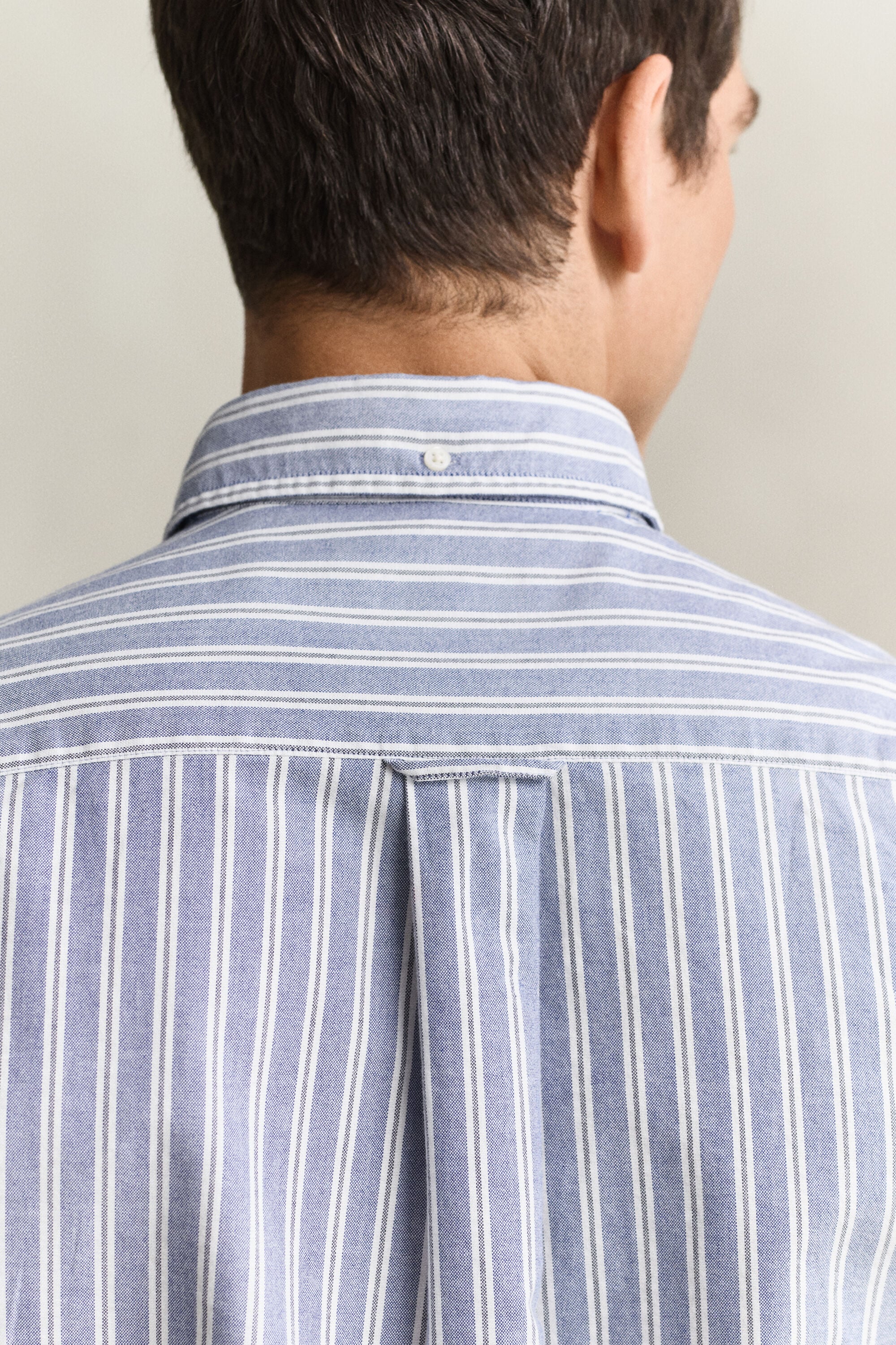 Camisa Oxford às riscas Classic