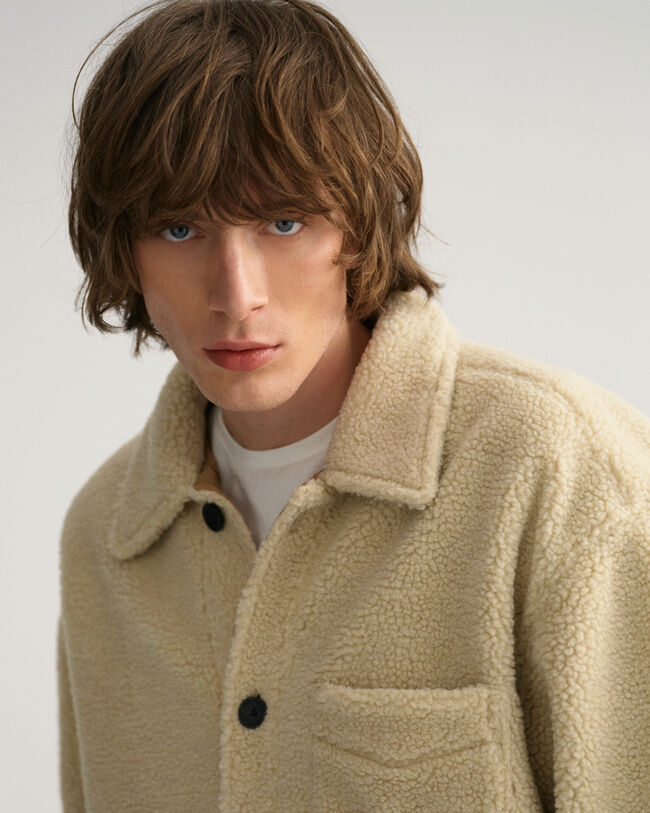 Sobrecamisa Sherpa oversized