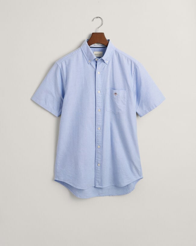 Camisa de manga curta Oxford Archive Shield regular fit Seasonal Essential