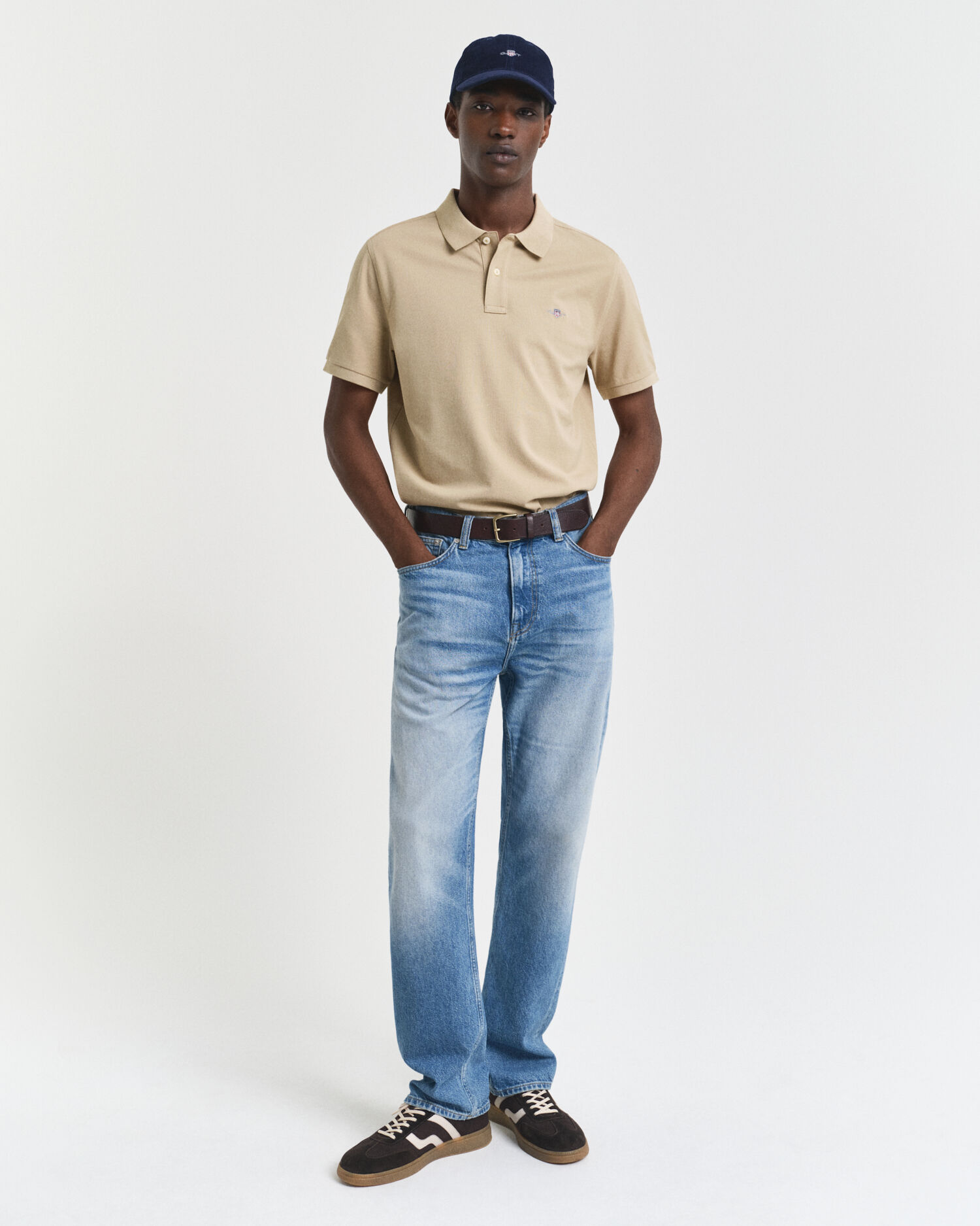 Polo em algodão piqué Shield regular fit