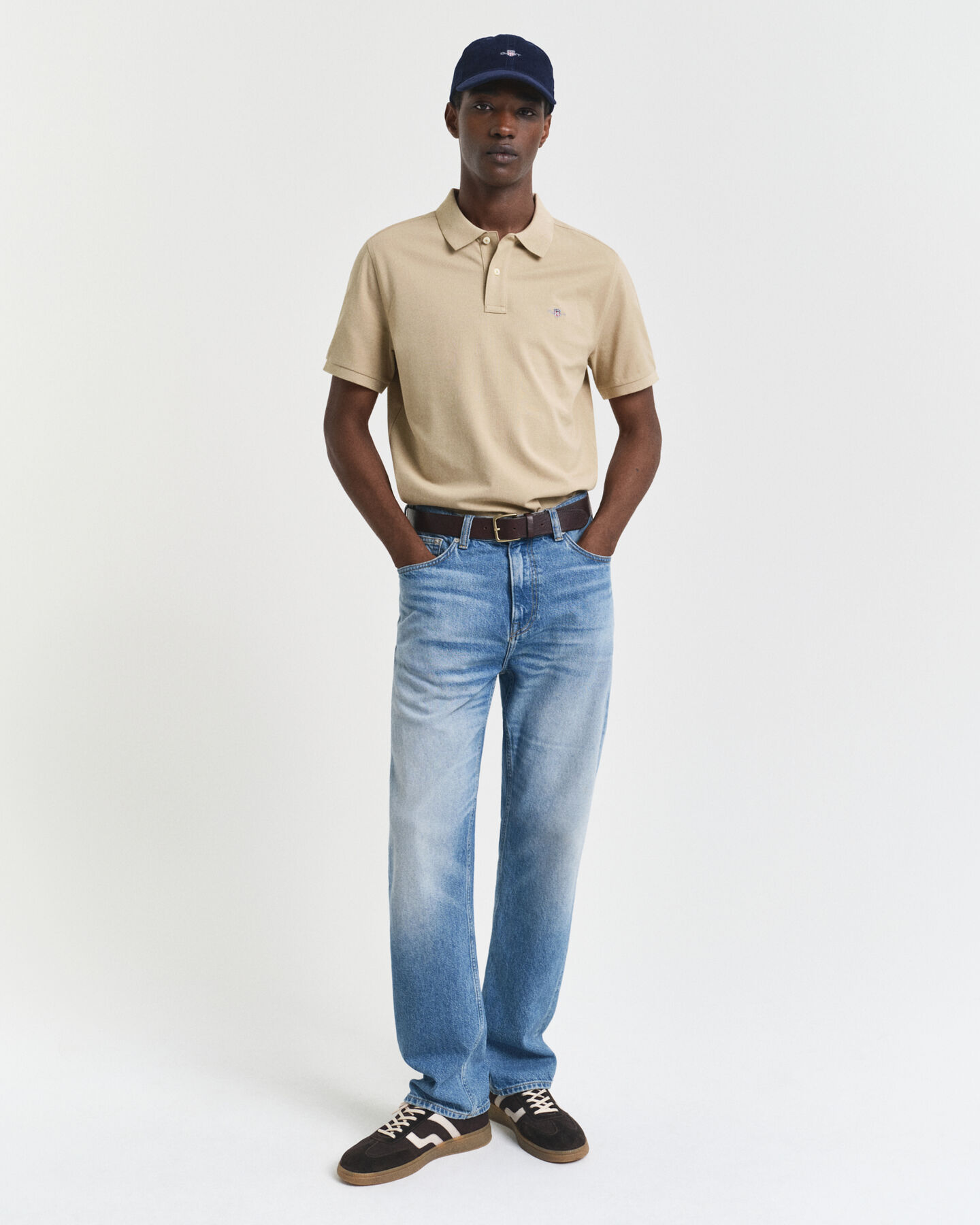 Polo em algodão piqué Shield regular fit