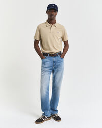 Polo em algodão piqué Shield regular fit