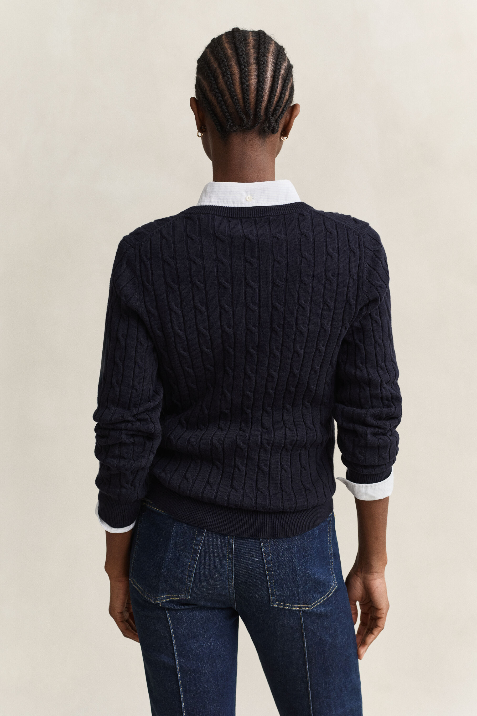Camisola de malha entrançada Classic