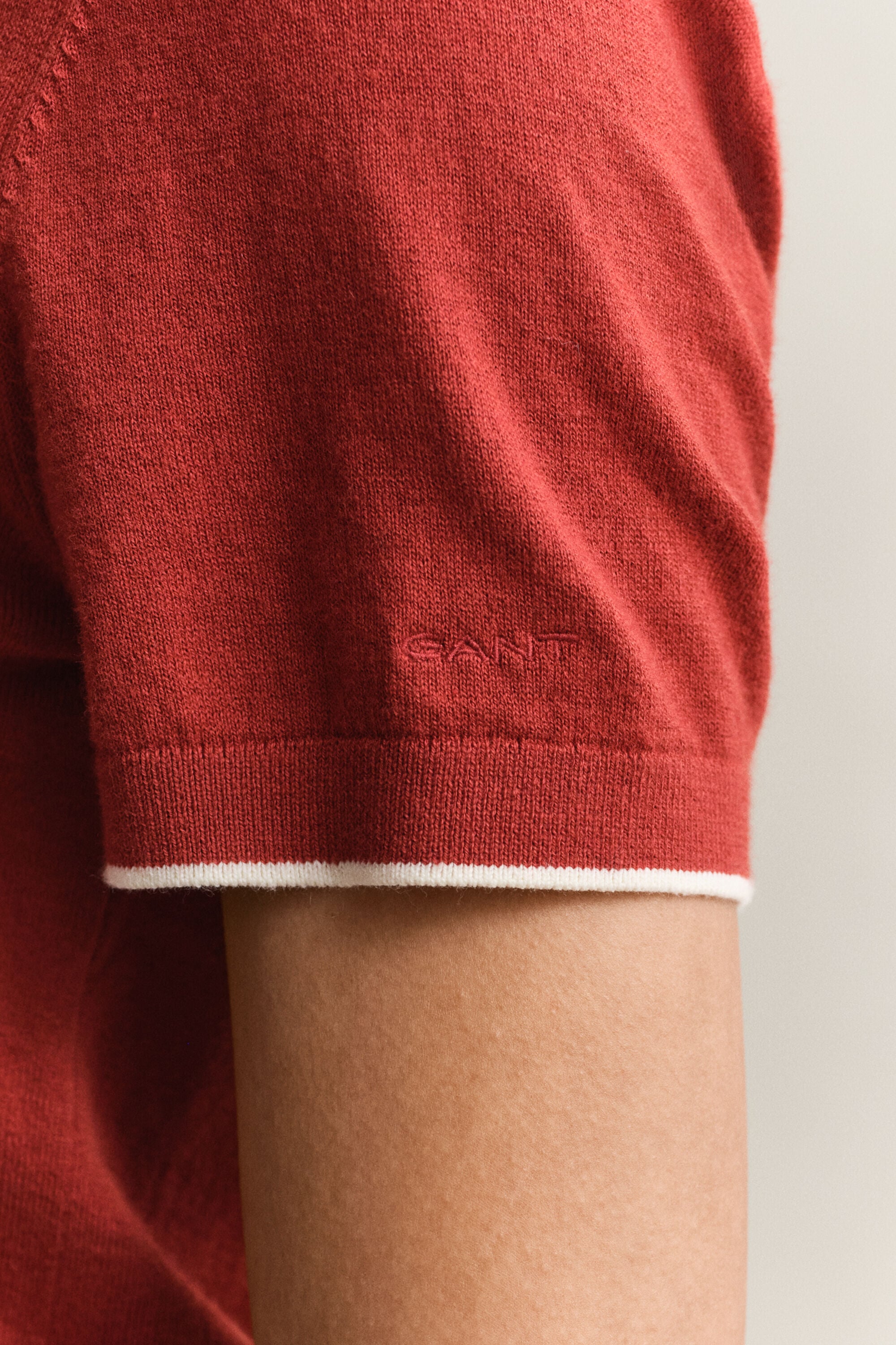 Camisola de malha com manga curta
