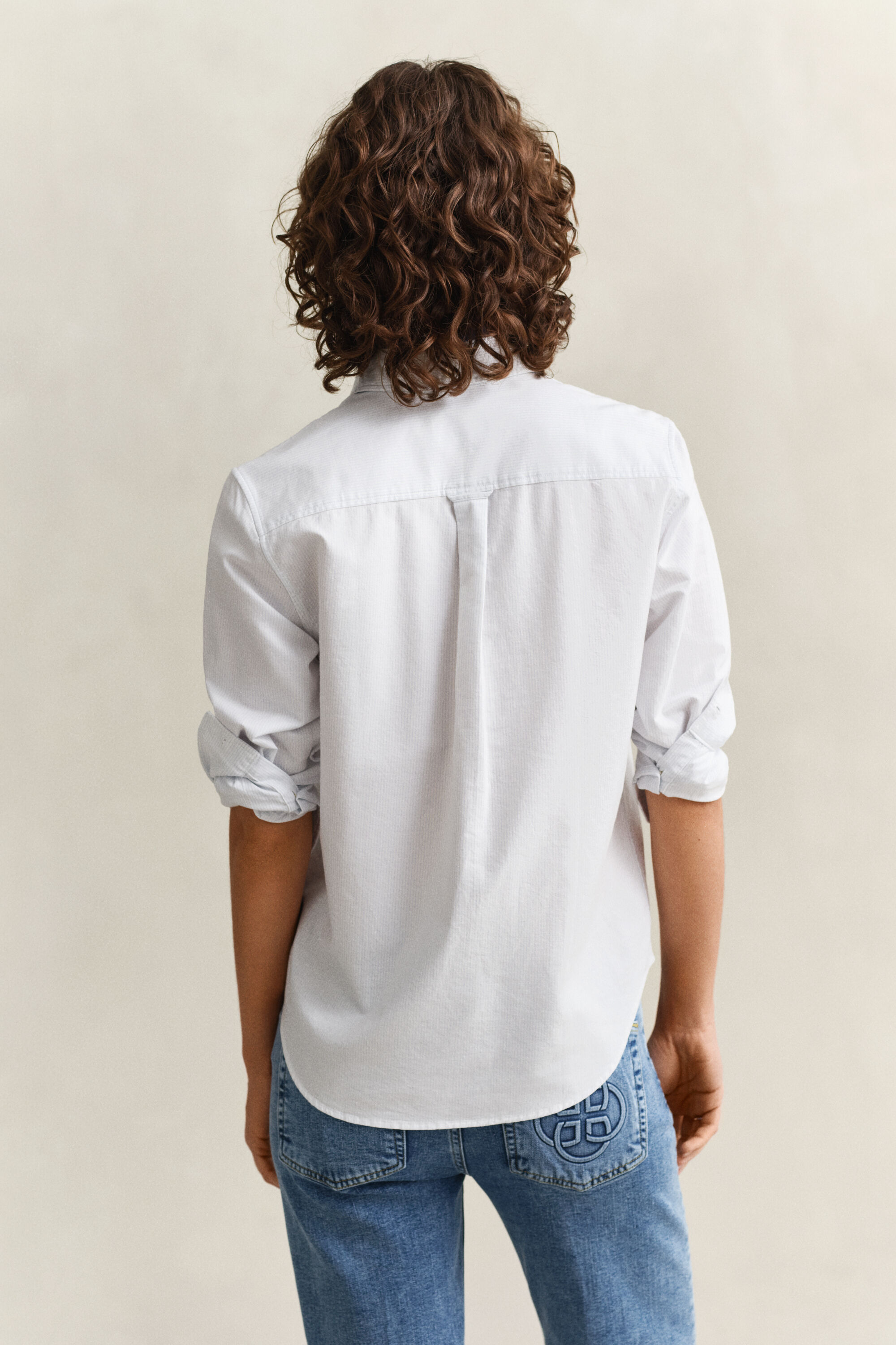 Camisa Oxford às riscas Classic regular fit