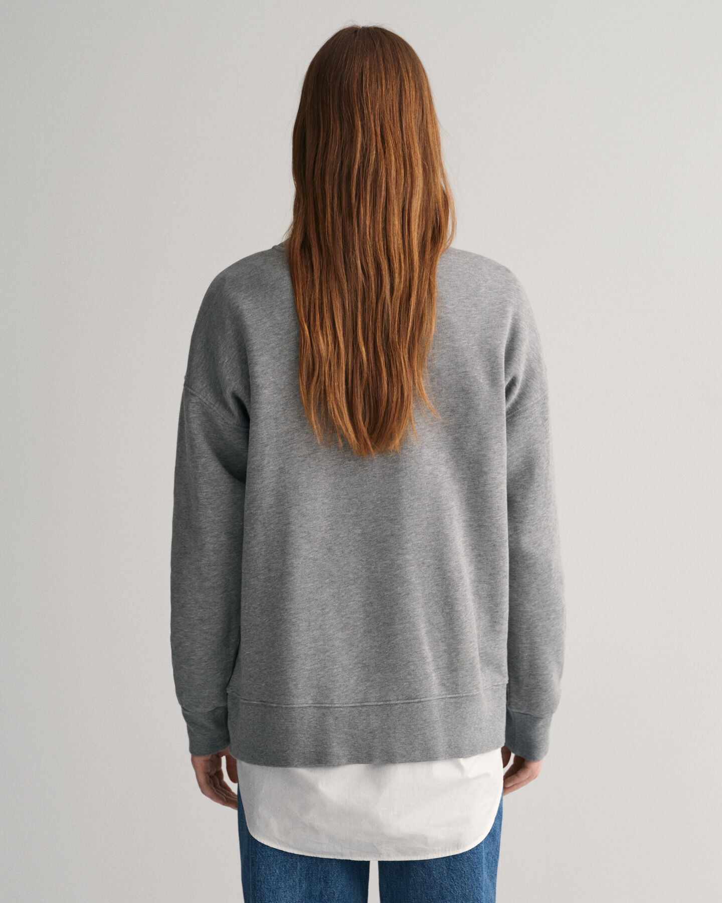 Sweatshirt com decote redondo GANT USA oversized