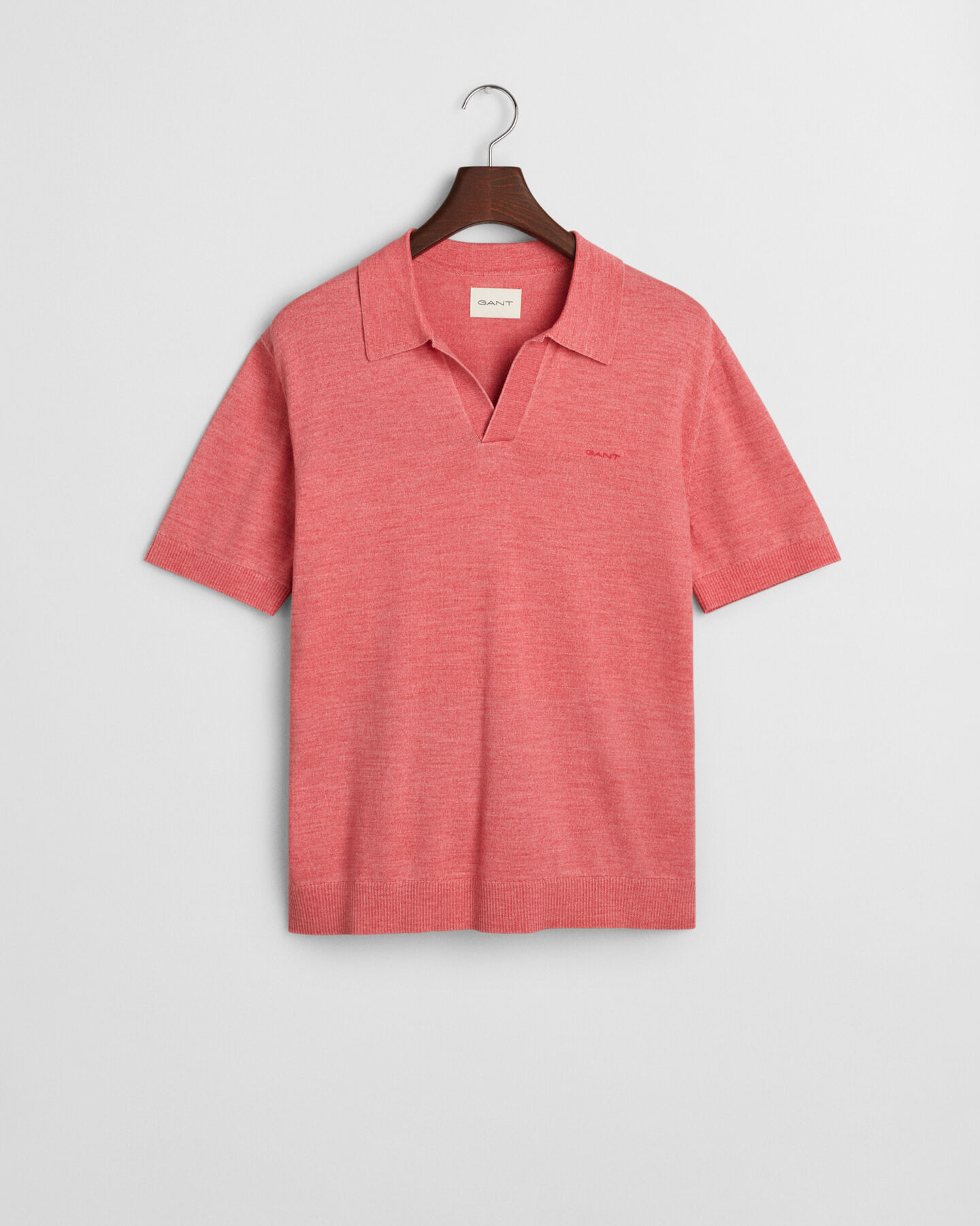 Camisola de malha estilo polo com manga curta Sunfaded