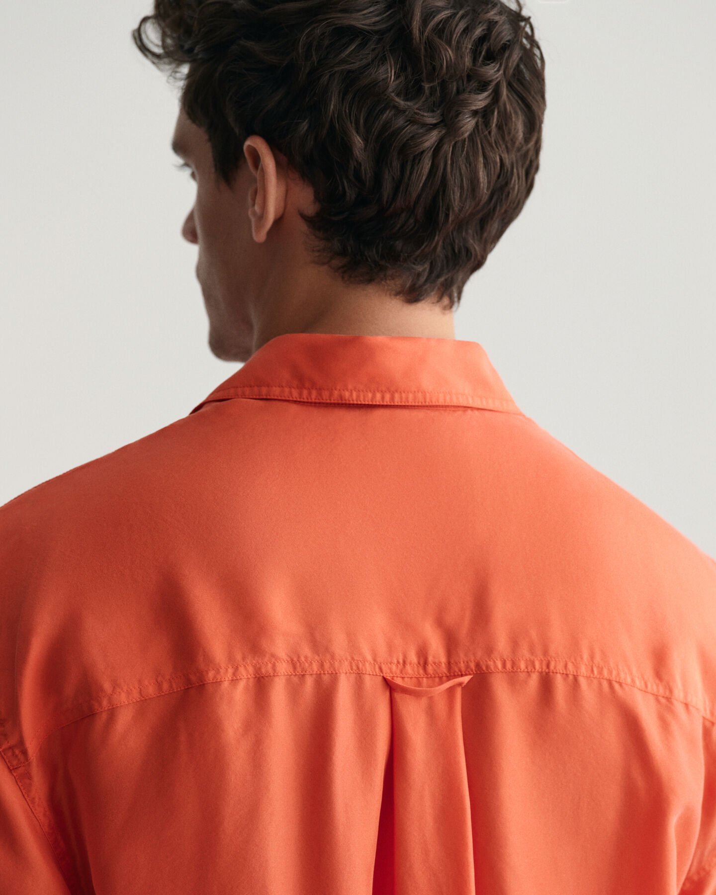 Camisa de manga curta Washed Silk relaxed fit