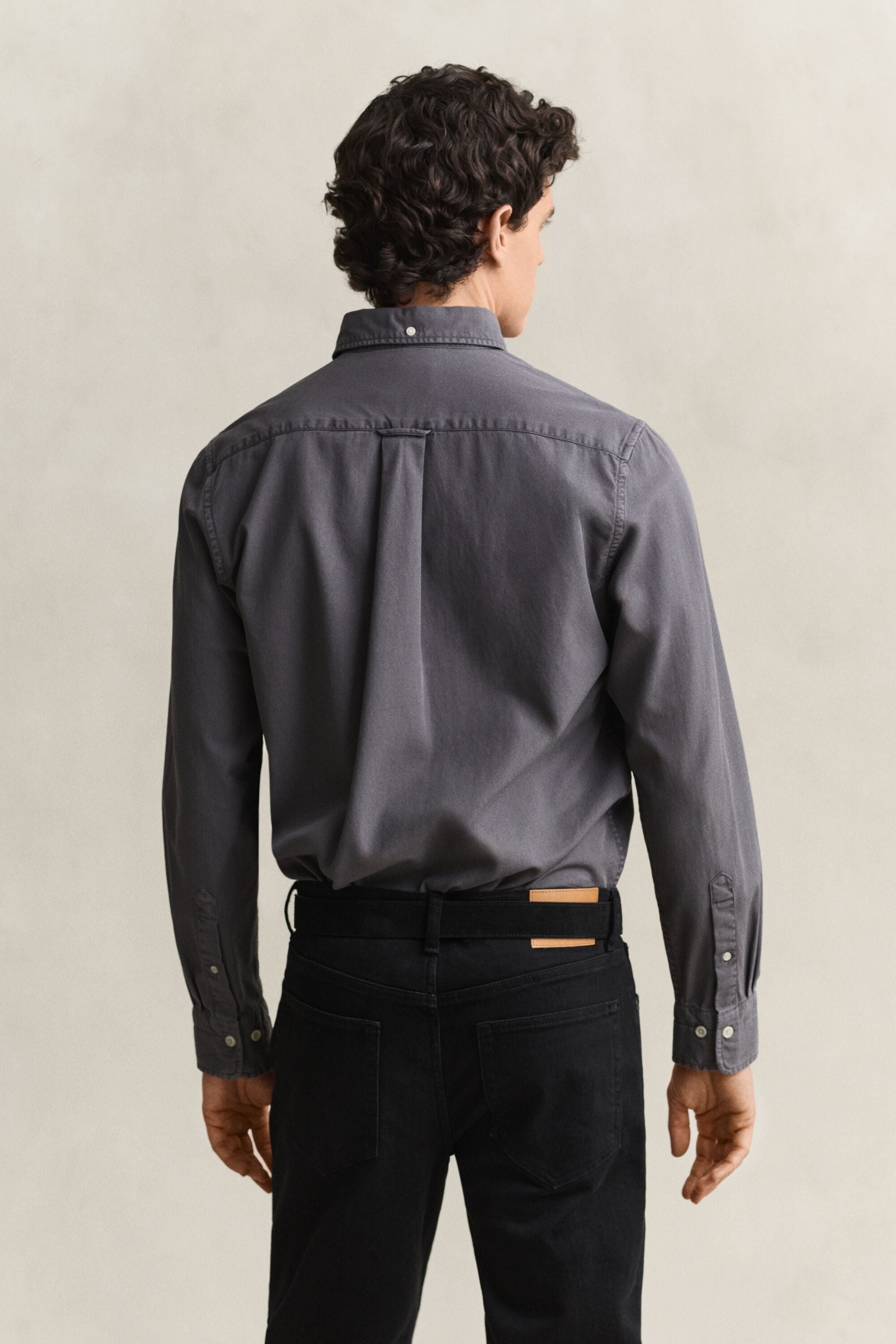 Camisa em sarja regular fit